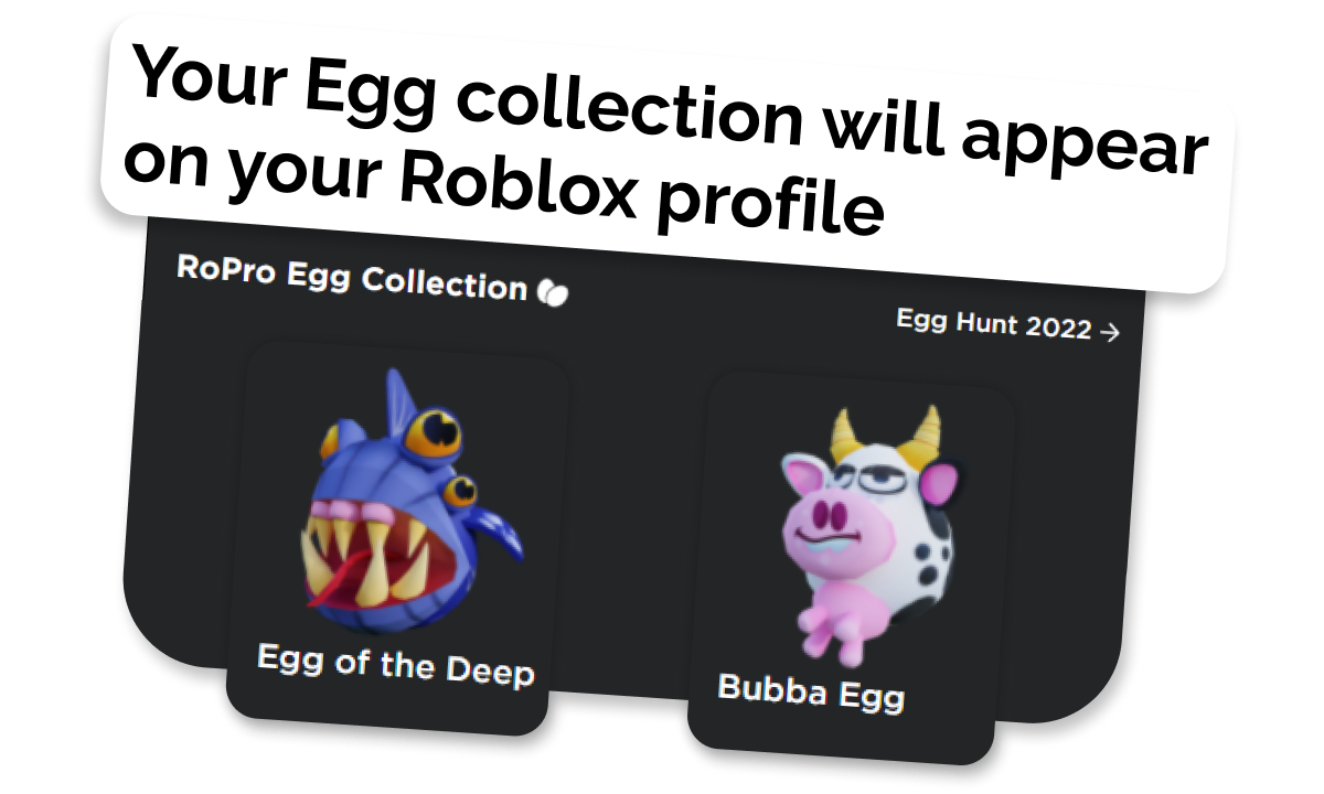 RoPro Roblox Extension on X: RoPro has partnered with Egg Hunt 2022: Lost  in Time to bring the joy of hunting eggs back to Roblox! When the new RoPro  update releases soon