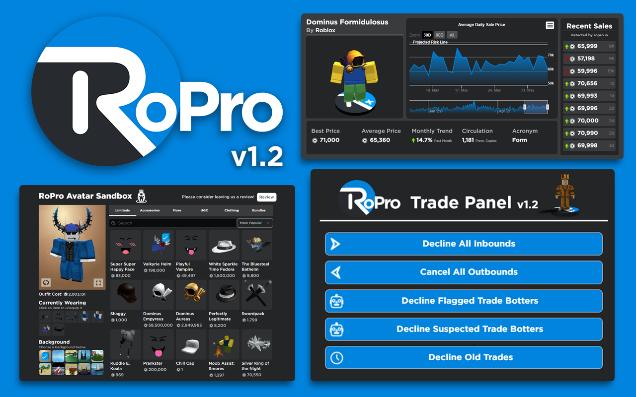 RoPro Roblox Extension 