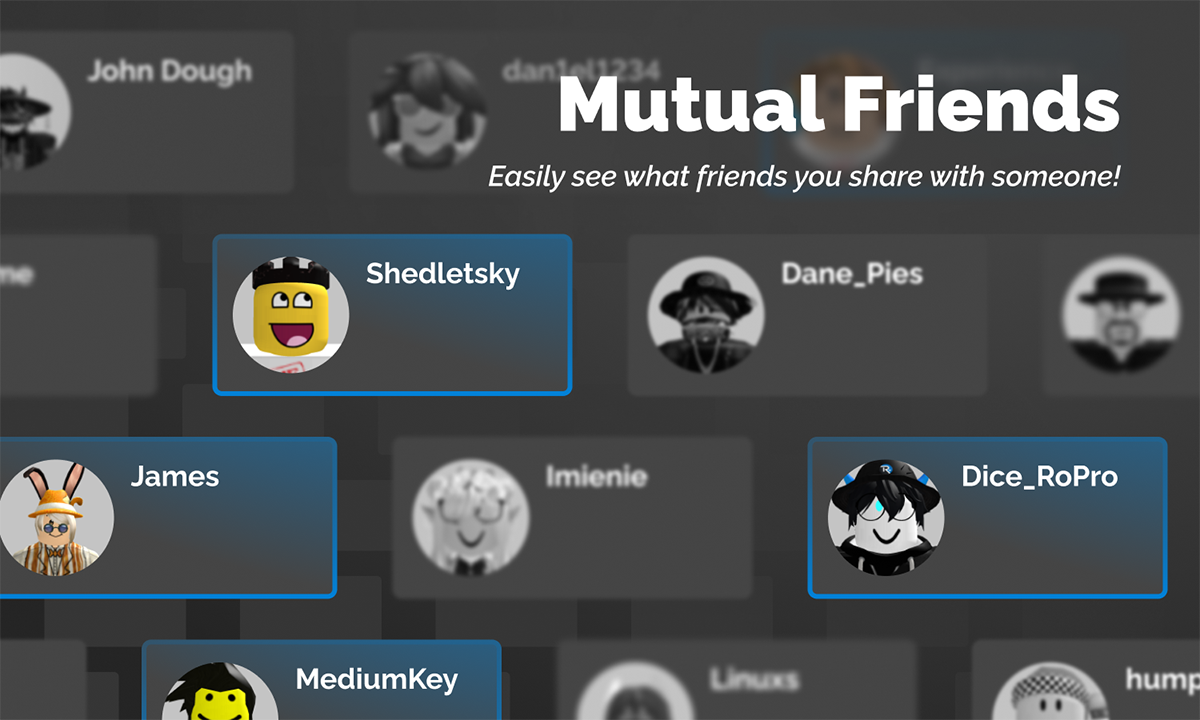 Roblox Mutual Friends